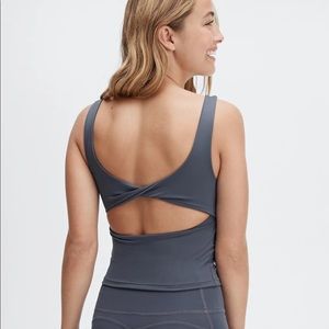 Fabletics Oasis Twist Back Built Bra Tank